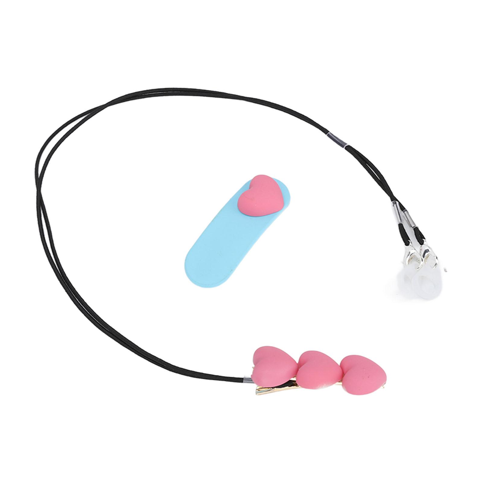 

Ремешок для слухового аппарата для пожилого ребенка, милый простой держатель для слухового аппарата в форме 3 сердец, против потери