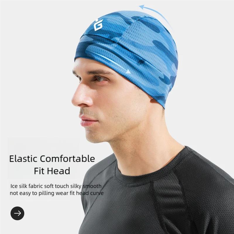 Cycling Cap Quick Dry Anti-UV Sports Hat Cooling Skull Cap Helmet Liner Sweat Cap designed for Outdoor Bike MTB Running Hat designed for Men Women