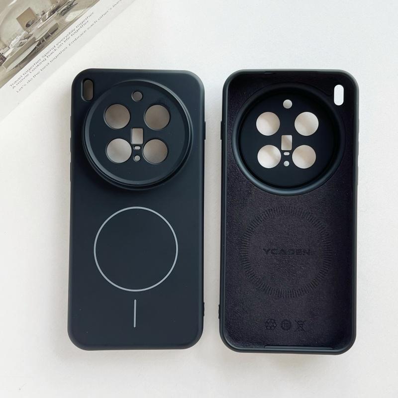 

Original Liquid Silicone For Magsafe Case For VIVO X300 X200 X200S Pro Mini Ultra IQOO 15 13 12 Shockproof Wireless Charge Cover vivo iQOO 12 Pro чорний