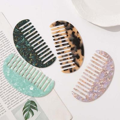 Fashion Acetate Hair Combs Hair Styling Tool Tortoise Shell Hairdressing Comb Hair Cutting Brush