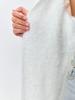 Damen Casual Nerzartiger Weißer Strickpullover Cardigan für Herbst & Winter