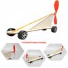 DIY Rubber Band Power Car Kit for Kids - Scien Education Toy for Student Educational Training Experimental Equipment Puzzle