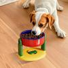 Cat Elevated Food Bowl Height Adjustable Suction Cup Elevated Cat Food And Water Bowls Non-slip Dish For Kitten Puppy Feeding