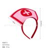 Halloween nurse hat, headband, cos party performance dress, masquerade headband (2pcs)