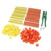 Ear   and Pliers Set Livestock Ear   Applicator and Bright Colors Cattle Ear   for Farm Animal Identification Card