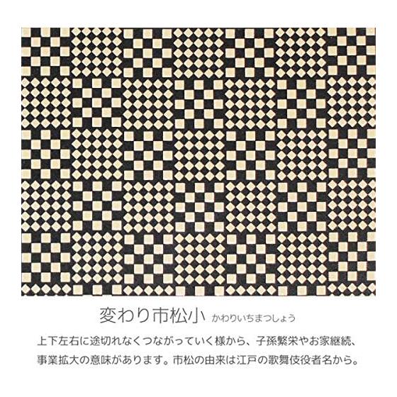 Inden-ya Inden Long Wallet Thin Deer Leather Black X White Lacquer Patterned Small Checkered Special Color 2107-11-167