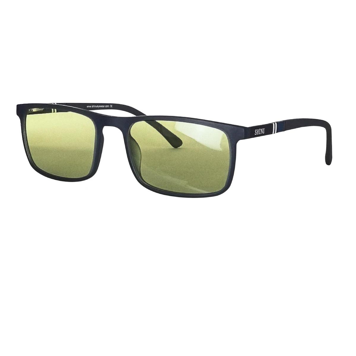 

TR90 Square reading Glasses men smart lens blocking Harmful blue light Release Beneficial blue light for energetic spiritual smart 0 diopter