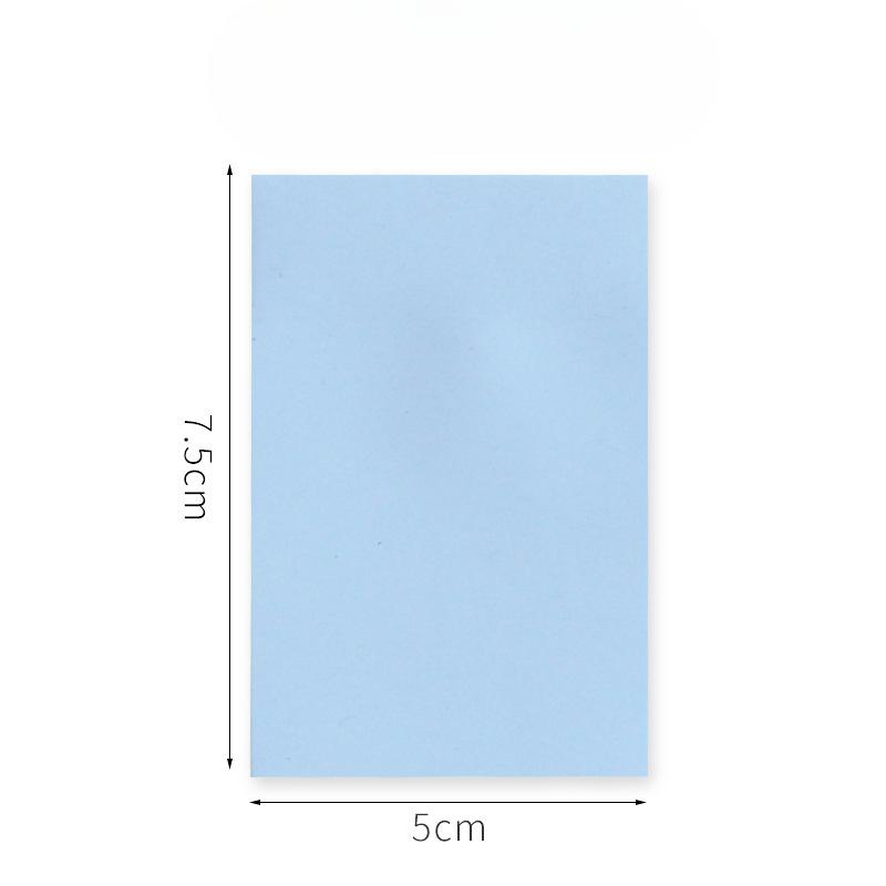 

Набор блокнотов Post-it Macaron для студенческих памяток с самоклеящейся бумагой long/10pcs светло-синий