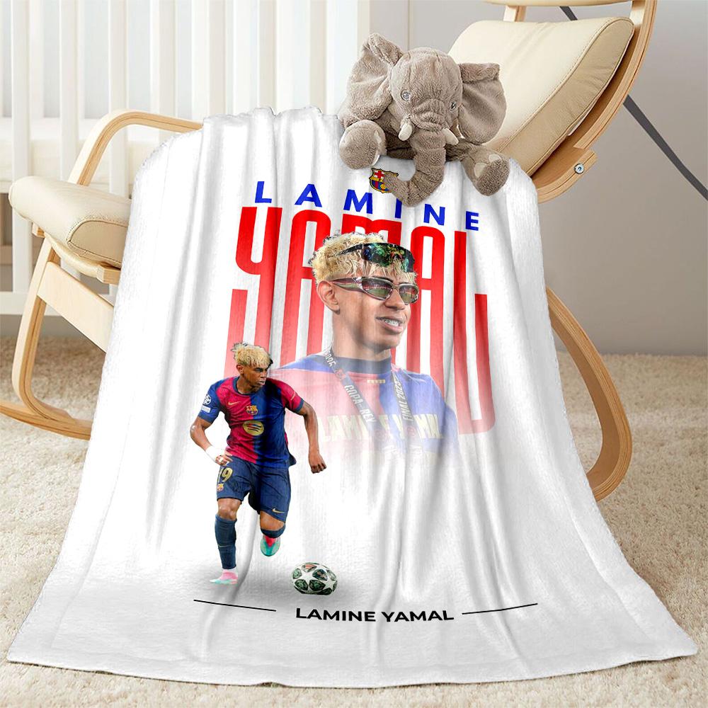 Lamine Yamal's World Cup Champion Celebration Blanket Ultra-Soft Perfect for Couch Sofa Office for All Occasions Warmthful Decor Birthday Christmas Gi