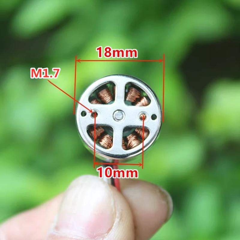 1 Sada Vysokorychlostní Vrtule A/B 2500Kv 18Mm 2S-3S Mikro Střídavý Motor Pro Rc Dron Fpv Kvadrokoptéra Dron Uav Letecký Motor