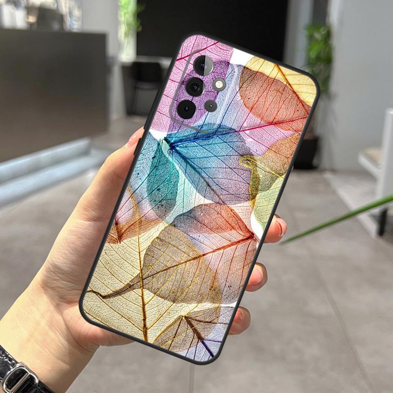 Colorful Leaves Case For Samsung Galaxy A32 A12 A22 A52 A35 A26 A16 A05 A55 A15 A54 A34 A14 A56 A36 A13 A53