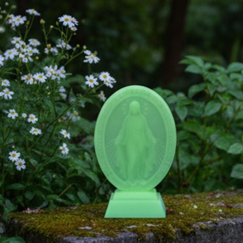 Nachtlampje Standbeeld Maagd Maria Standbeeld Moeder Maria, Beeldje Maagd Maria Ornament Huisdecoraties Religieus Cadeau