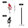 Metal And Iron Art Decoration Garden Decoration Red Bird Outdoor Metal Crafts