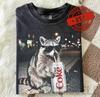 Funny Raccoon Drinking Soda  Shirt Trash Panda Meme Tee