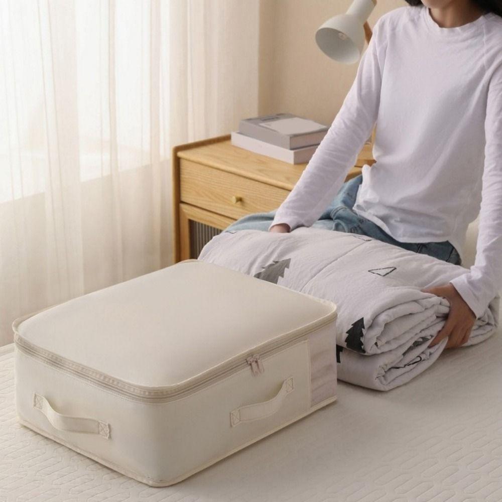 Folding Clothes Quilt Storage Bag Large Capacity Moving Packing Bag Bed Sheet Storage Bag Bedroom