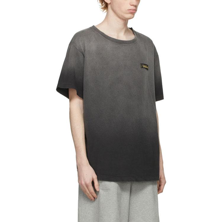 We11done Butterfly Wash High Street Short Sleeve T-Shirt Unisex T-Shirts WD-TT0-21-502-U-BK