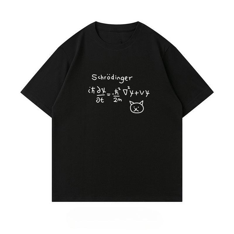 2025 New Essential Cotton Unisex T-Shirt Fashion Printing Soft Breathable Crew Neck Fashion Men's and Women's T-Shirts One Piece