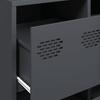 Sideboard Anthracite 135 x 39 x 103.5 cm Cold rolled Steel