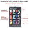 2X T10 W5w SilicaGel LED Remote Controller Lamp RGBW 5050 Festoon Dome Light Wedge Side Led 12V Car Bulb Width Indicator