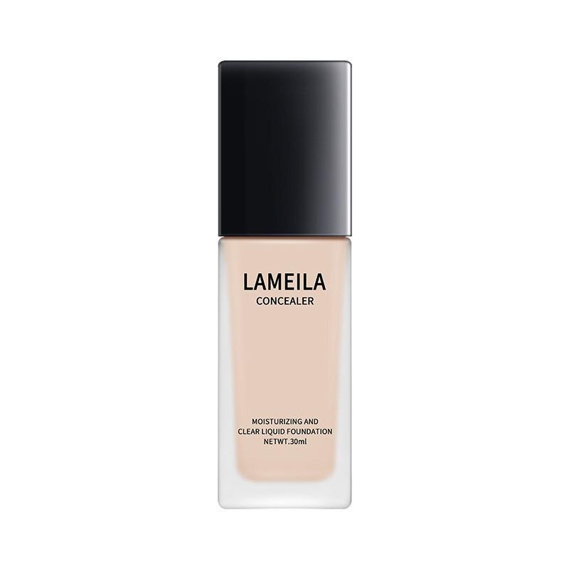 Student-Friendly Waterproof Liquid Foundation: Sweatproof, Long-Lasting, Non-Caking, Oil-Control, Lightweight Adhering Concealer