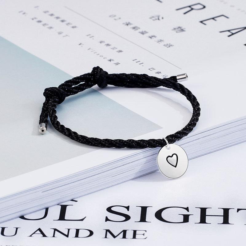 Korean Version of Korean Fashion Couple Bracelet, A Pair of Love Bracelets, Men's and Women's Jewelry