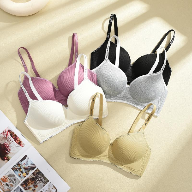 Women's Thickened Push-Up Bra Anti-Sagging Comfort Underwear Small Chest Sexy Backless Gather Bralette No Trace Padded Lingerie