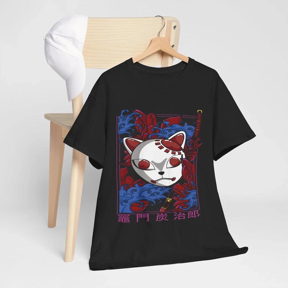 Anime Kokushibo Demon Slayer Kimetsu No Ya Black T Shirt Size S 4XL S