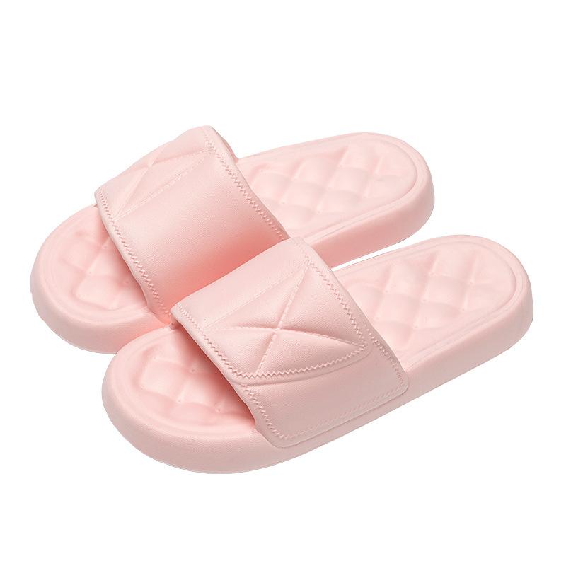 Fashion Shoes for Men Unisex Slippers Home Women Couple Flat Shoes Simple Soft Comfort Non-slip Flip Flops Beach Bathroom Leisure Shoes