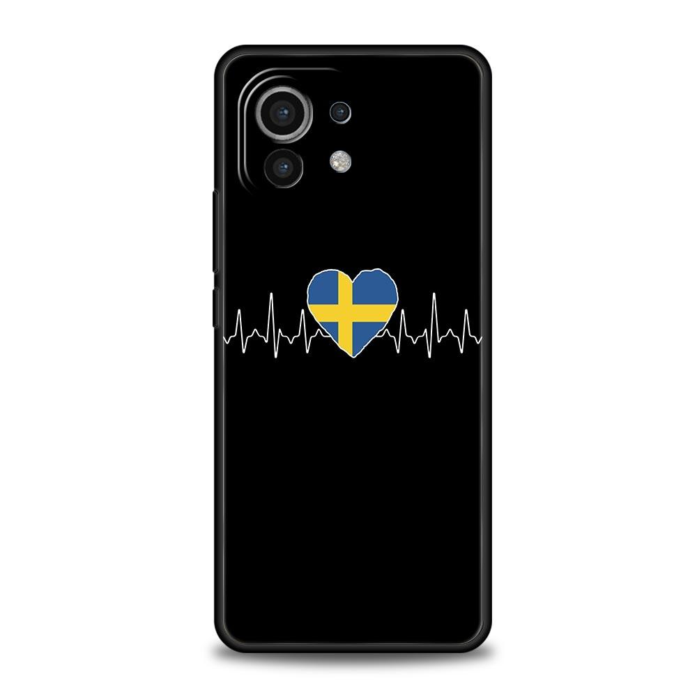 Vlajka srdečního tepu Čína Láska Pro Xiaomi Poco X4 X3 NFC F3 F4 M3 M4 Mi Note 12T 10 12 11 Ultra 11T Pro 10T Lite 9T 11i 5G Pouzdro na telefon