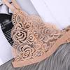 Women's Bra Bralette Bras Floral Lace Bra Sheer Brassiere Underwear