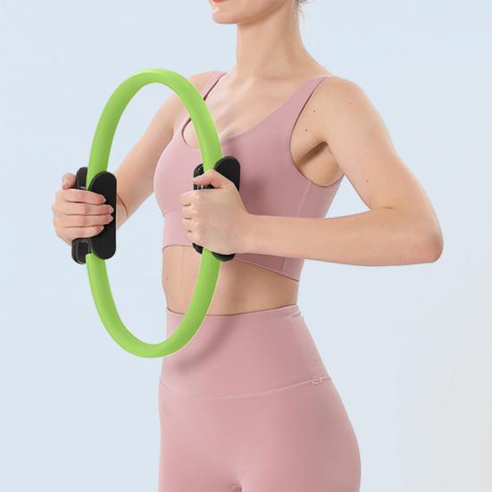 Ženy Pilates kruh s protiskluzovými rukojeťmi Tónování nohou Vnitřní strana stehen Cvičení Pánevního dna Kruh jógy Domácí Posilovna Fitness vybavení