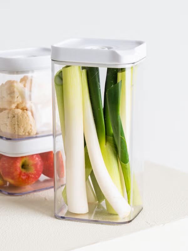 

Daiso Вакуумный контейнер для хранения - 1480 мл + вакуумный насос