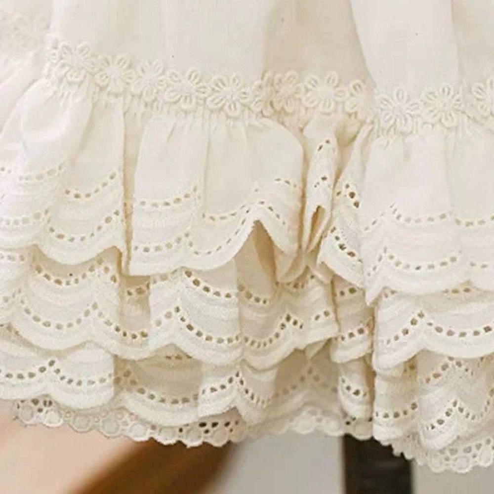 Ruffle Design Ruffle Lace Trim Cotton Embroidery Trim Clothing Accessories Clothes Trimming