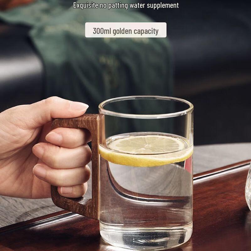 TXRMDX Transparentní žáruvzdorný skleněný pohár