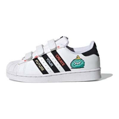 Kevin Lyons x Superstar J Create Your Future Kinder Sneakers Wit Wolkenwit Core-Zwart H05268