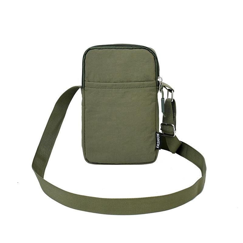 

Маленькая сумка для мобильного телефона большой вместимости, износостойкая одноплечевая сумка-кроссбоди, многослойная деловая сумка чёрный