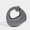 Niche 2024 Full Diamond Dumpling Handbag for Women: Versatile Rhinestone Socialite Evening Bag