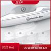 Mercedes Benz 4/8 vnt. Anti-scratch lipdukai Automobilio durų rankenėlių puodelių apsauginė plėvelė Mercedes Benz W204 W124 W201 W202 W212 W220