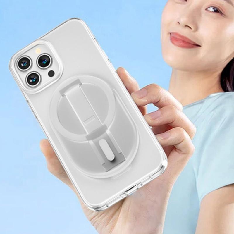 Universal Grip Stand for Phone 16 15 Magnetic Rings Holder Strap Portable Kickstand Finger Rings Grip Phone Back Stand