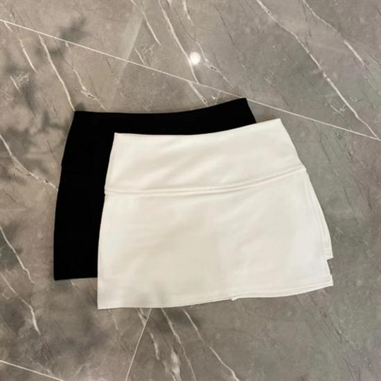 Damen A-Linien Minirock mit hoher Taille und Patchwork - Frühjahrskollektion