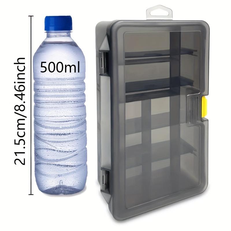 Durable Double-Layer Fishing Tackle Box - PE Material, Ideal for Bait & Accessories Storage