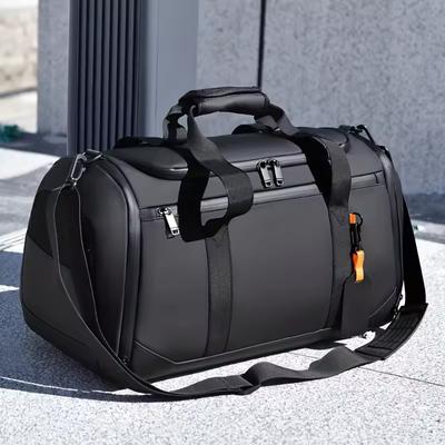 Large Capacity Travel Duffel Bag Durable Oxford Cloth Spacious Stylish Overnight Sports Gym Bag with Multiple Compartments