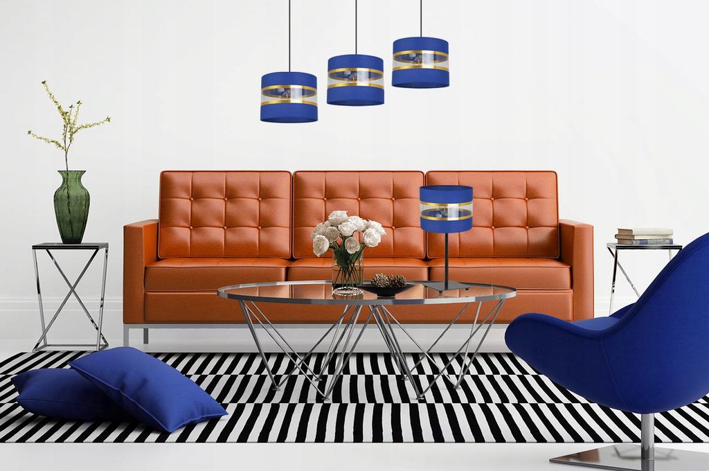 Night Table Lamp, Elegant Gold Lampshade, 20 Cm