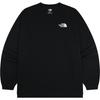 The North Face Bedrucktes T-Shirt mit Rundhalsausschnitt, locker, lange Ärmel, Unisex-Oberteile NT7TS01J