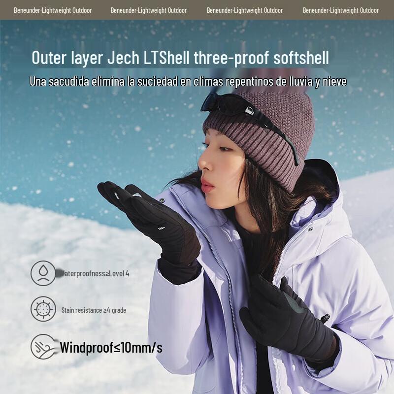 Banana Under Air Fluffy Warm Gloves