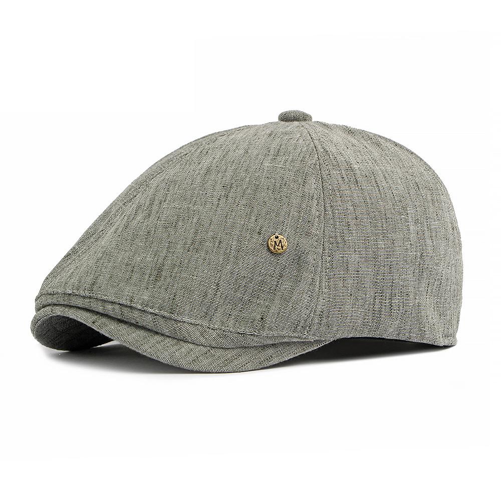 British Retro Beret Men Breathable Sunscreen Sunshade Hat Forward Cap