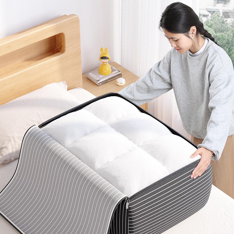 1Pc Large Capacity Doggy Bag Quilt Clothes Storage Bag Closet Wardrobe Organizer Blanket Storage Bag Storage Bag