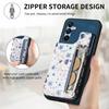 D10 For Samsung Galaxy A16 5G/A16 4G Case Pattern Kickstand Wallet Leather+TPU Phone Cover RFID Blocking