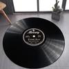 Retro Schallplatten Teppich, Rutschfest, Maschinenwaschbar für Wohnzimmer, Schlafzimmer, Badezimmer, Büro Dekoration - Modische Heimdekoration