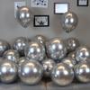 Black & White Silver Balloons for Birthday, Engagement, Proposal, or Store Opening Decorations